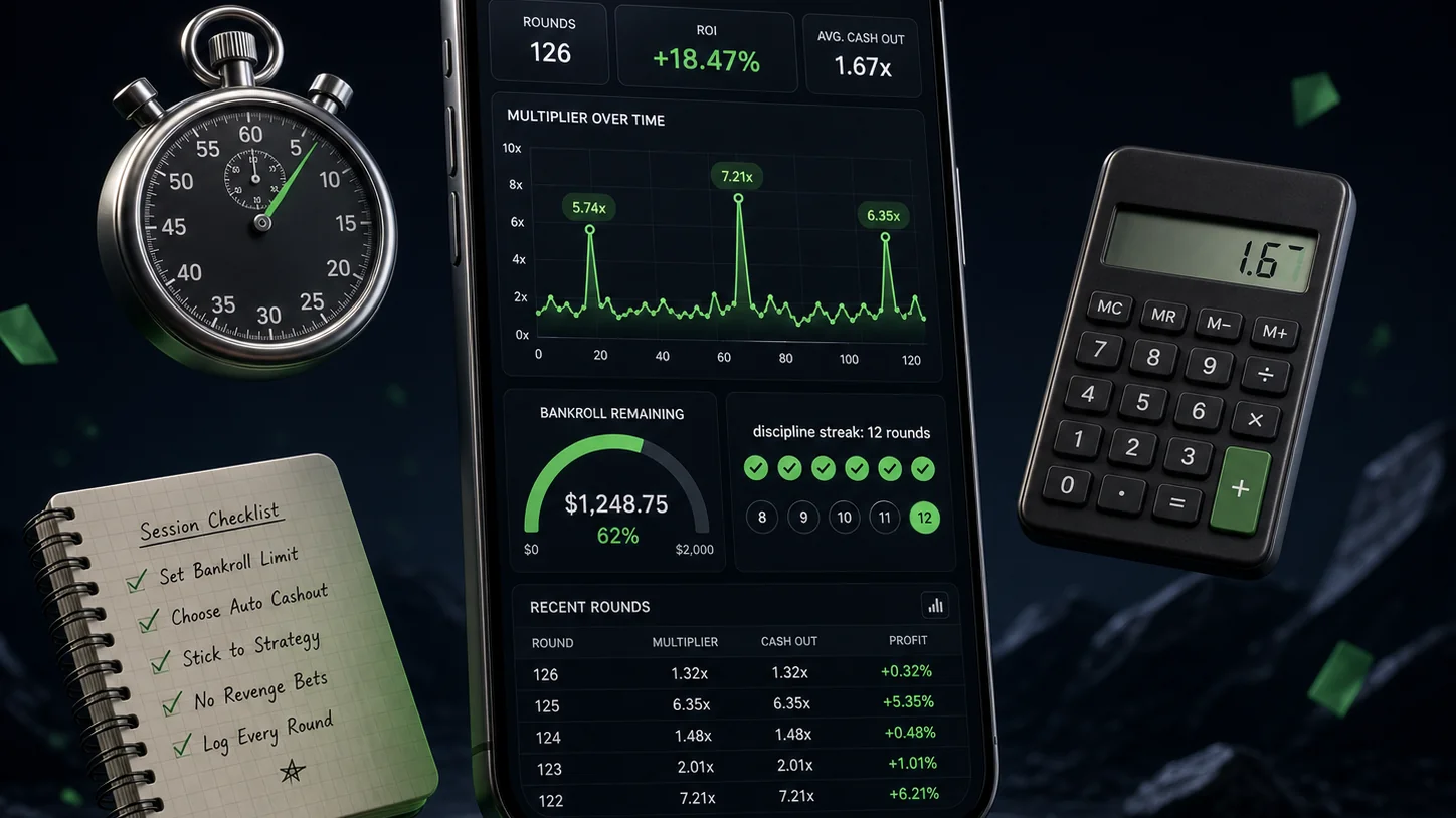 Session tracking and discipline dashboard